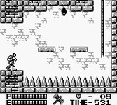 une photo d'Ã©cran de Castlevania 2 - Belmont s Revenge sur Nintendo Game Boy